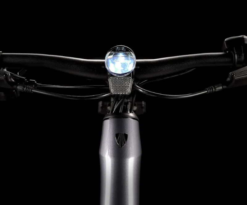 Trek Dual Sport+ 2 Electric Hybrid Bike 2024 in Galactic Grey-5